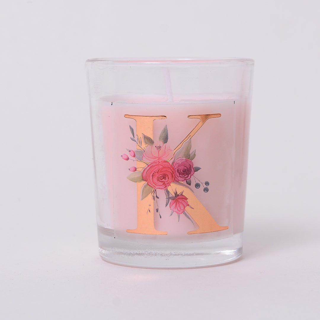 Monogram Shot Glass Candles