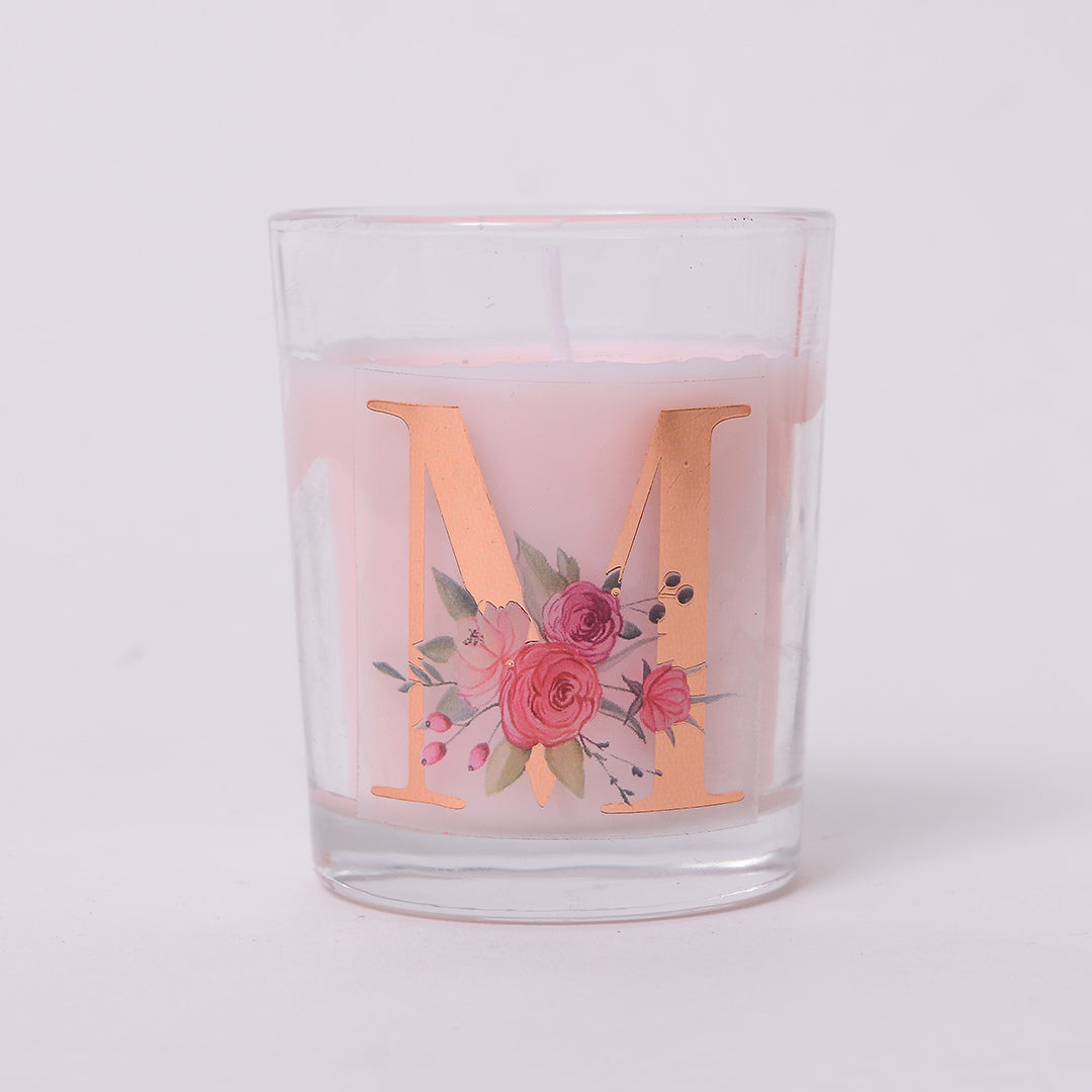 Monogram Shot Glass Candles