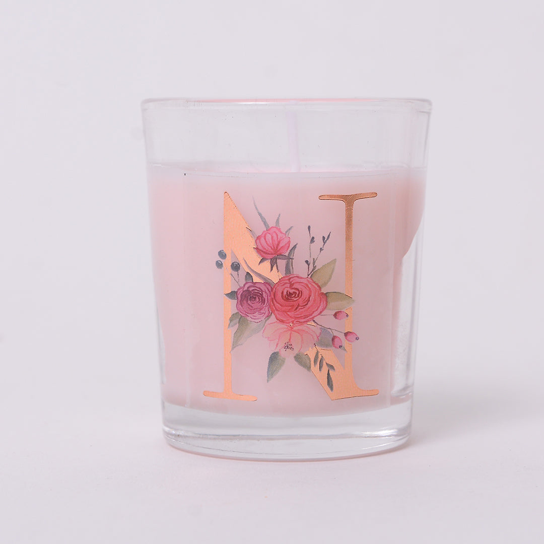 Monogram Shot Glass Candles