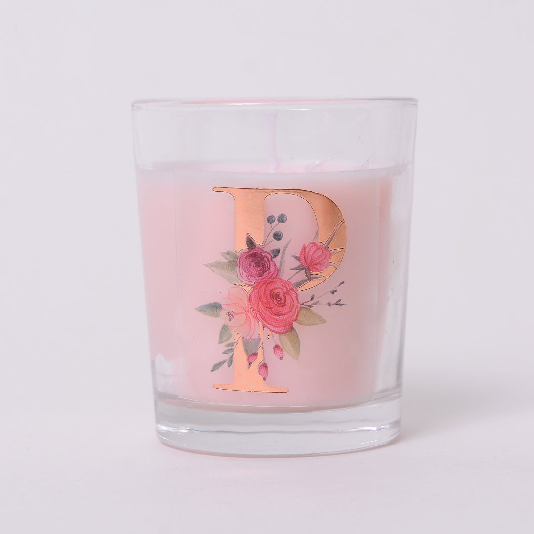 Monogram Shot Glass Candles