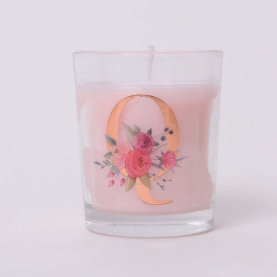 Monogram Shot Glass Candles