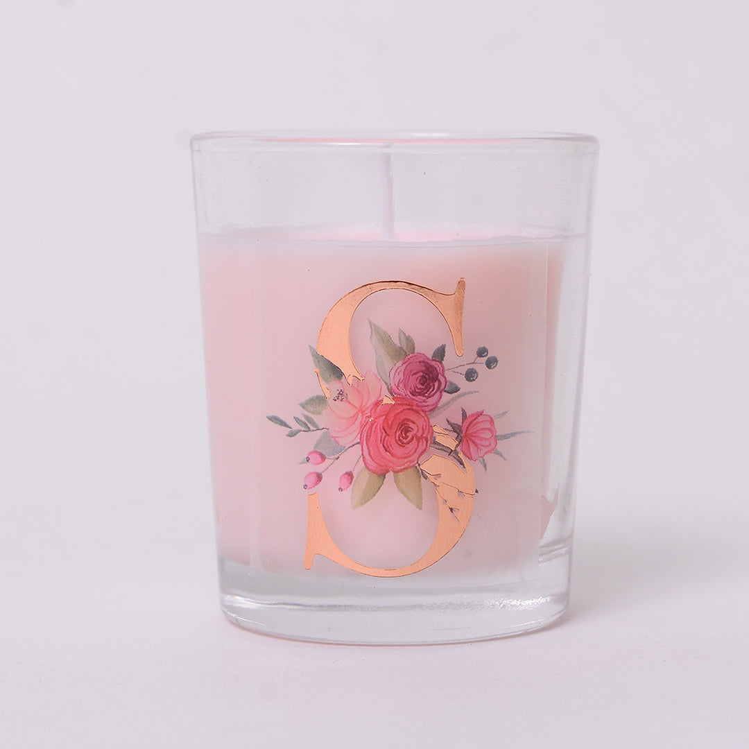 Monogram Shot Glass Candles