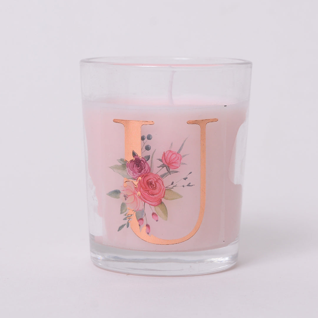 Monogram Shot Glass Candles
