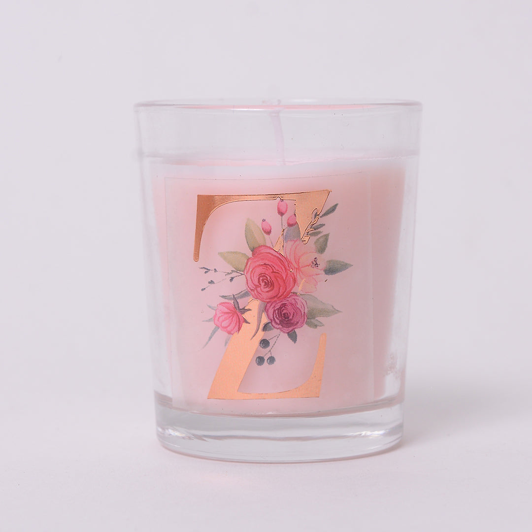 Monogram Shot Glass Candles