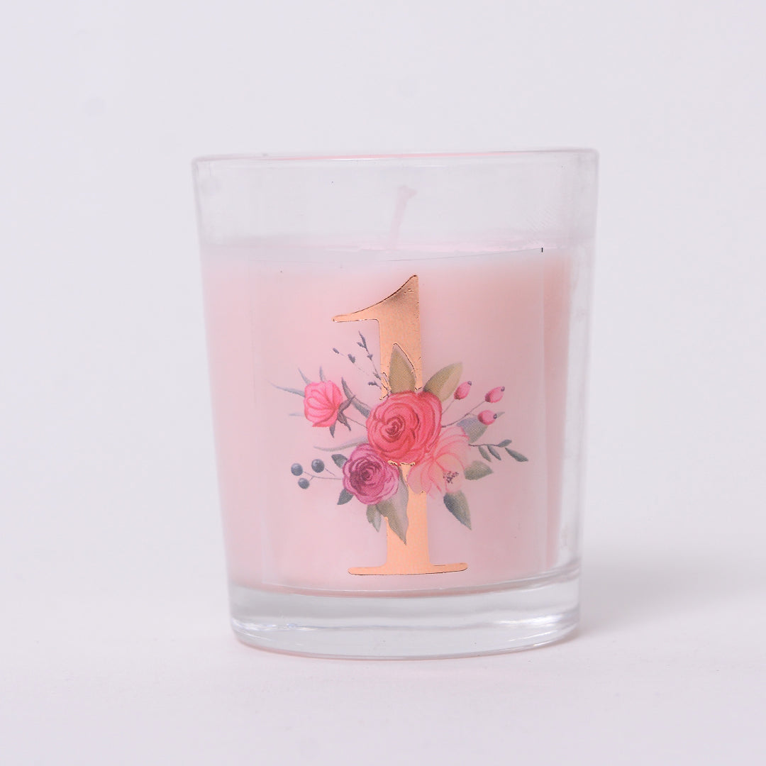 Monogram Shot Glass Candles