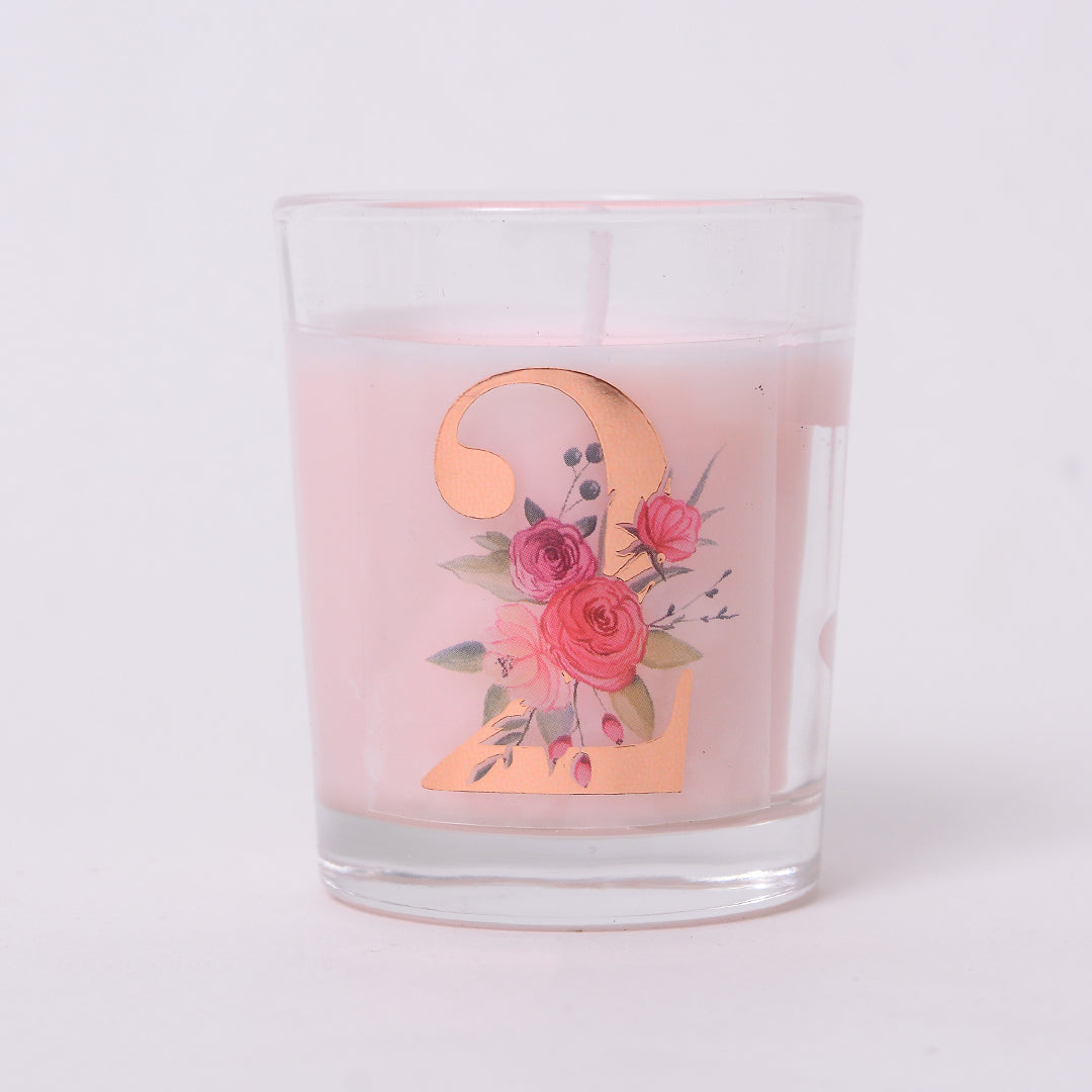 Monogram Shot Glass Candles