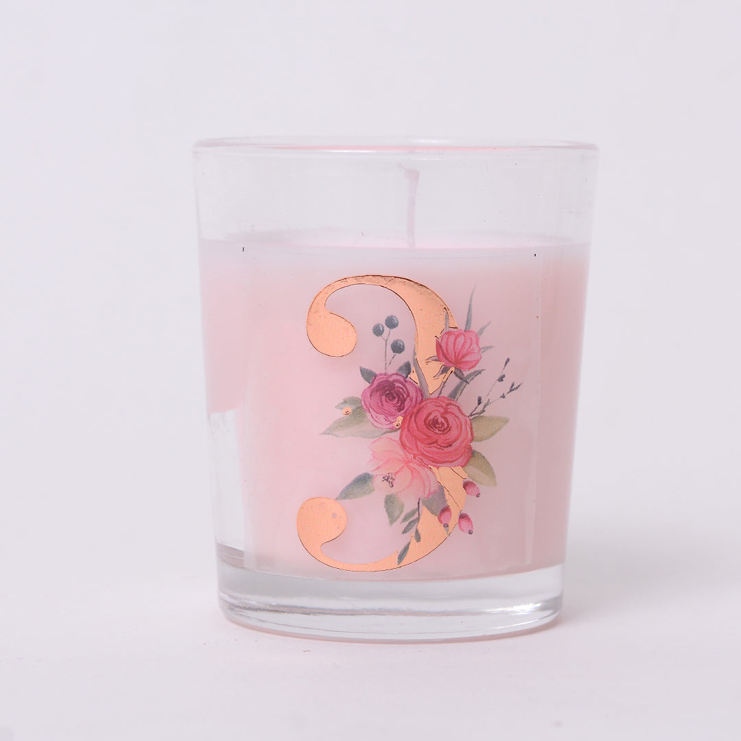 Monogram Shot Glass Candles