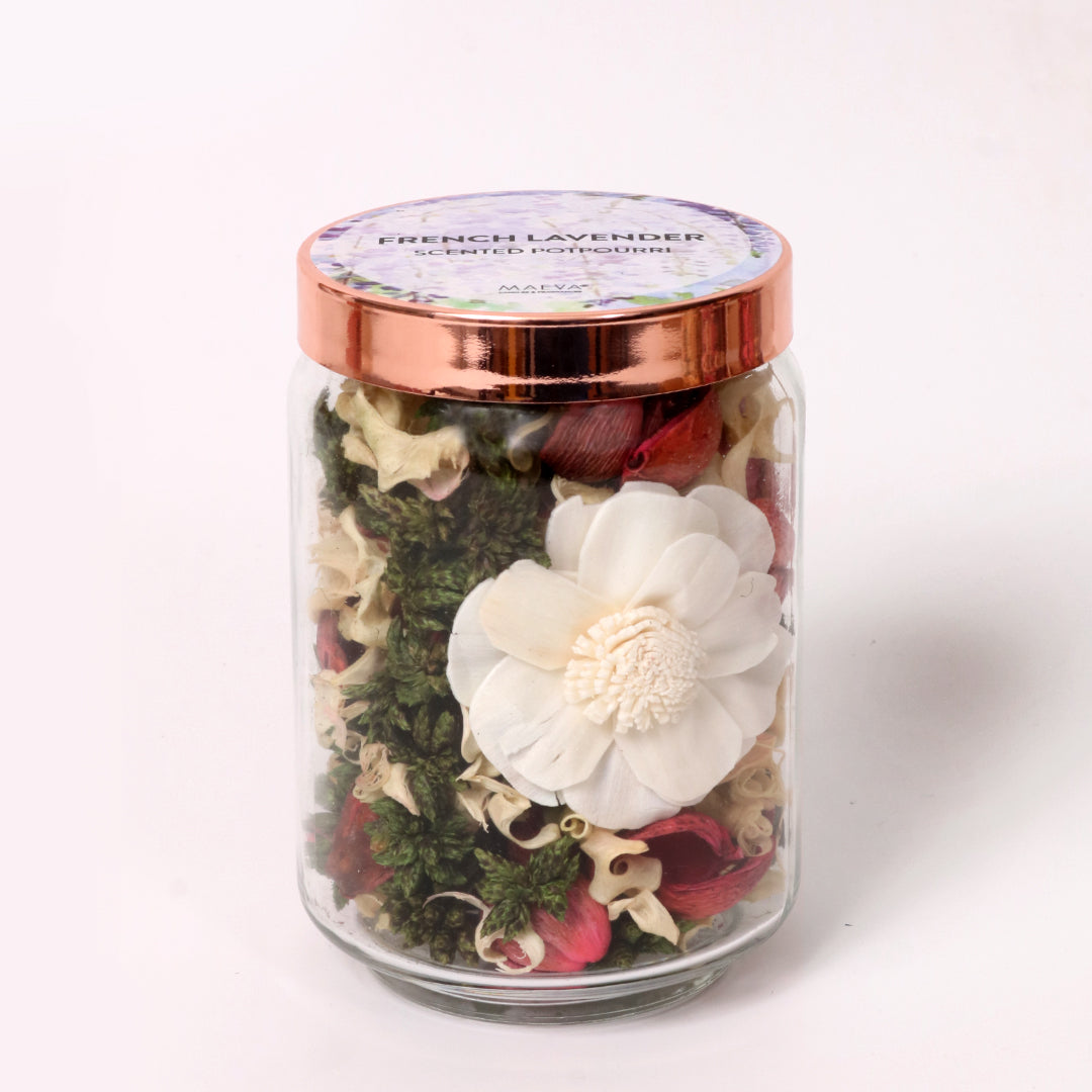 French Lavender Potpourri Jar