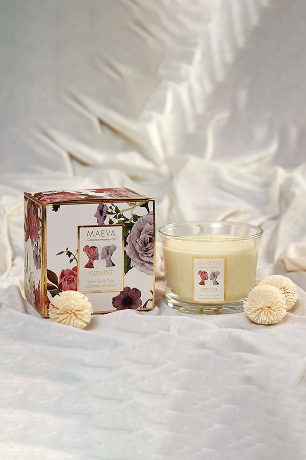 Zodiac Flared Glass Candle