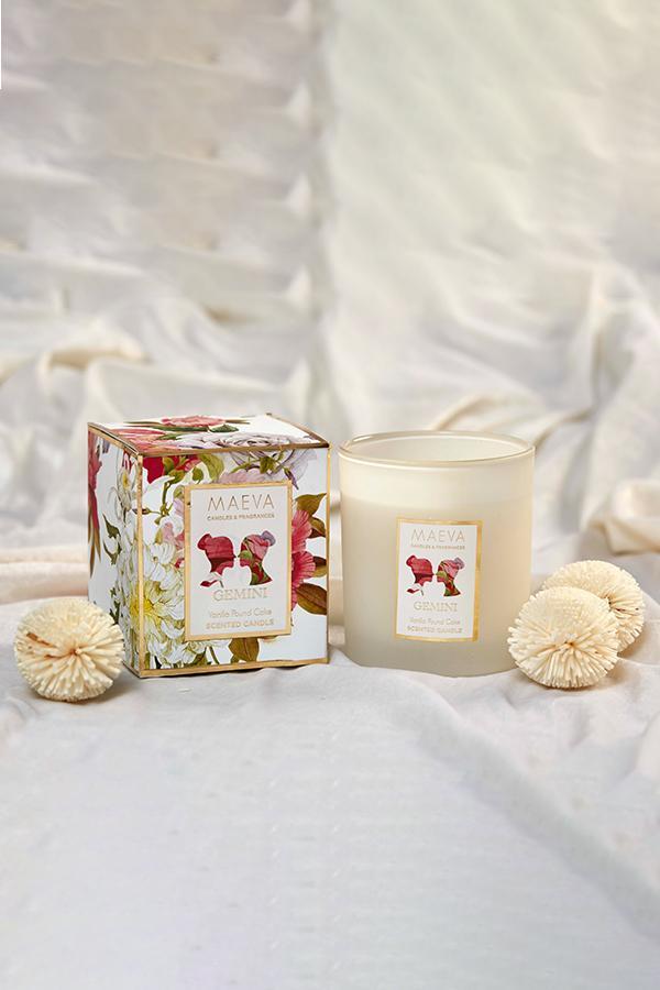 Zodiac Frosted Glass Candle