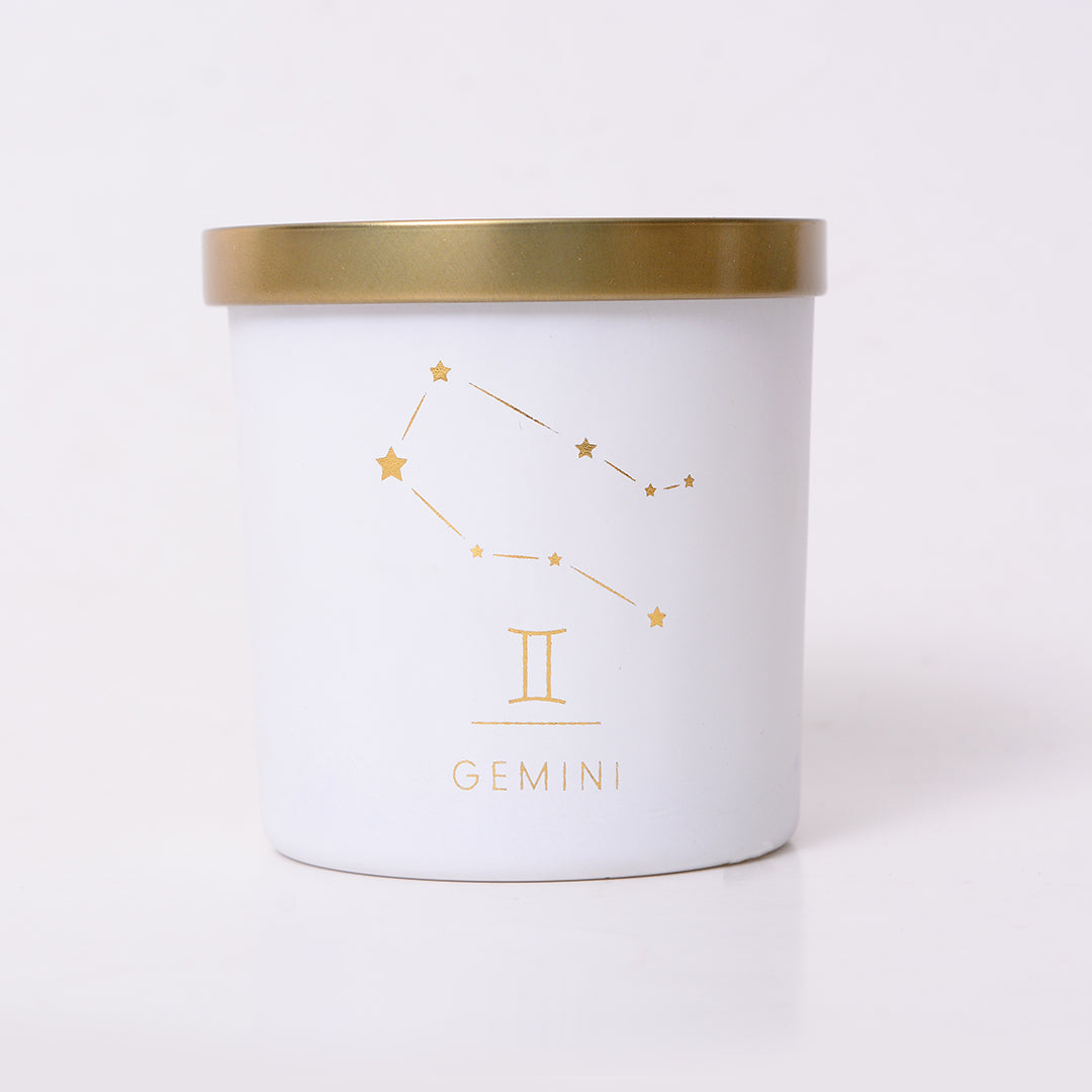 Gemini Zodiac Scented Jar Candle