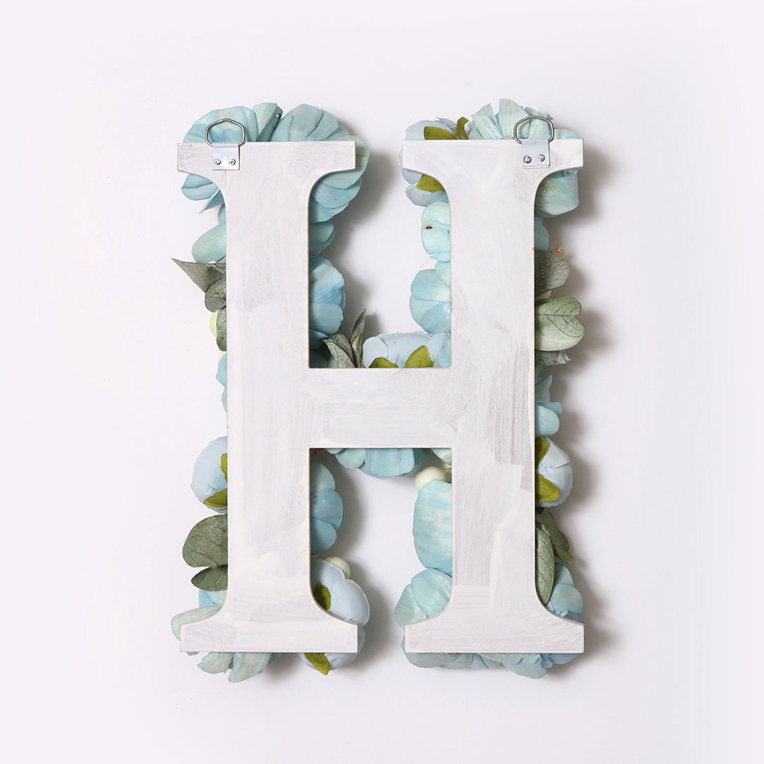 Blue Floral Alphabets