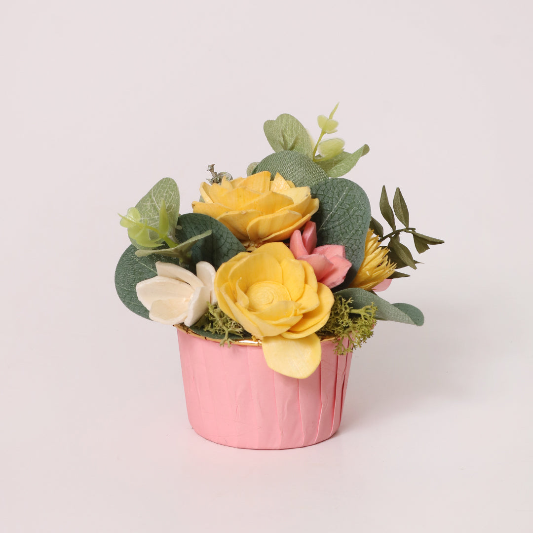 Floral Cupcake - Set of 2