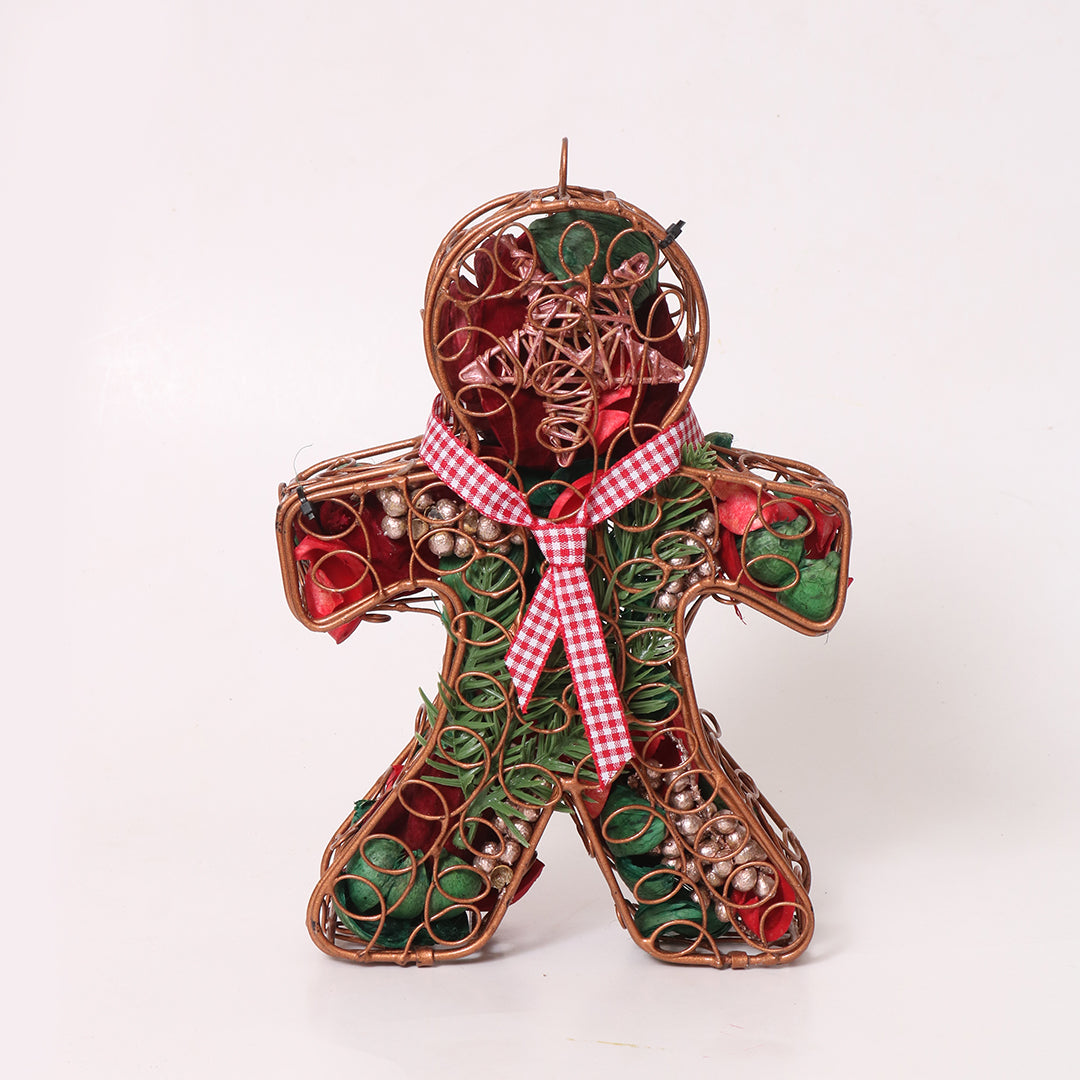Gingerbread Man Metal Cage Potpourri