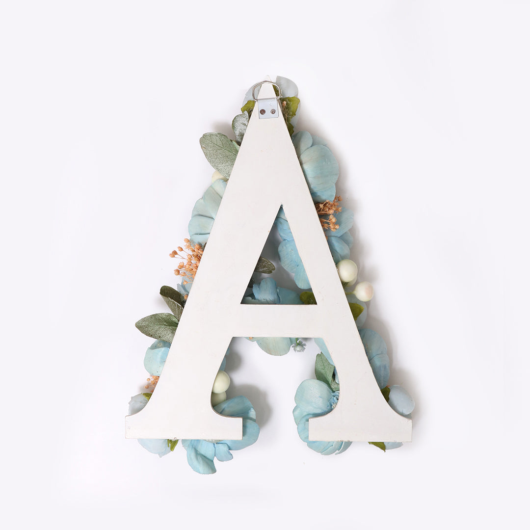 Blue Floral Alphabets