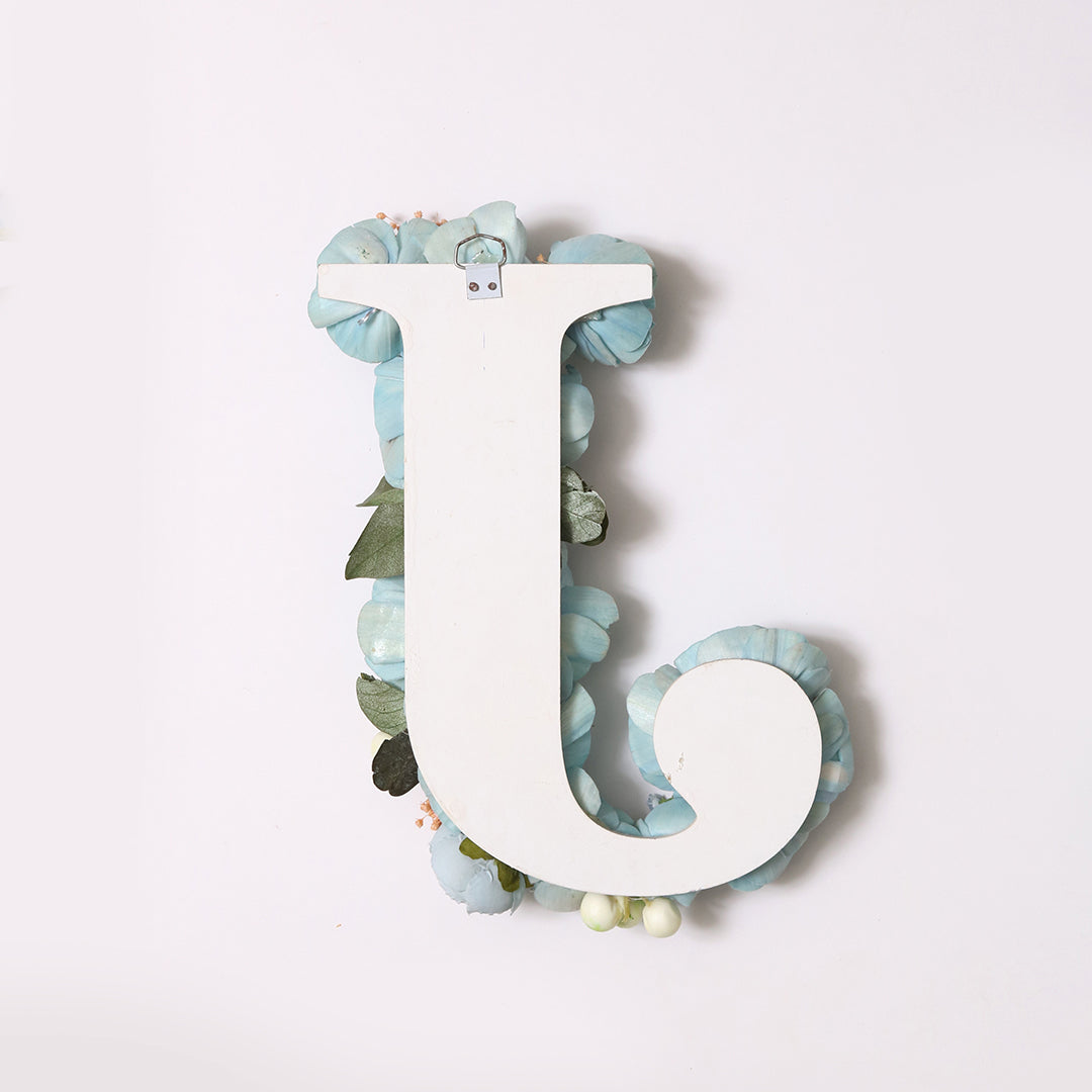 Blue Floral Alphabets