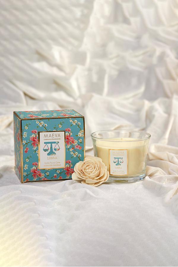 Zodiac Flared Glass Candle