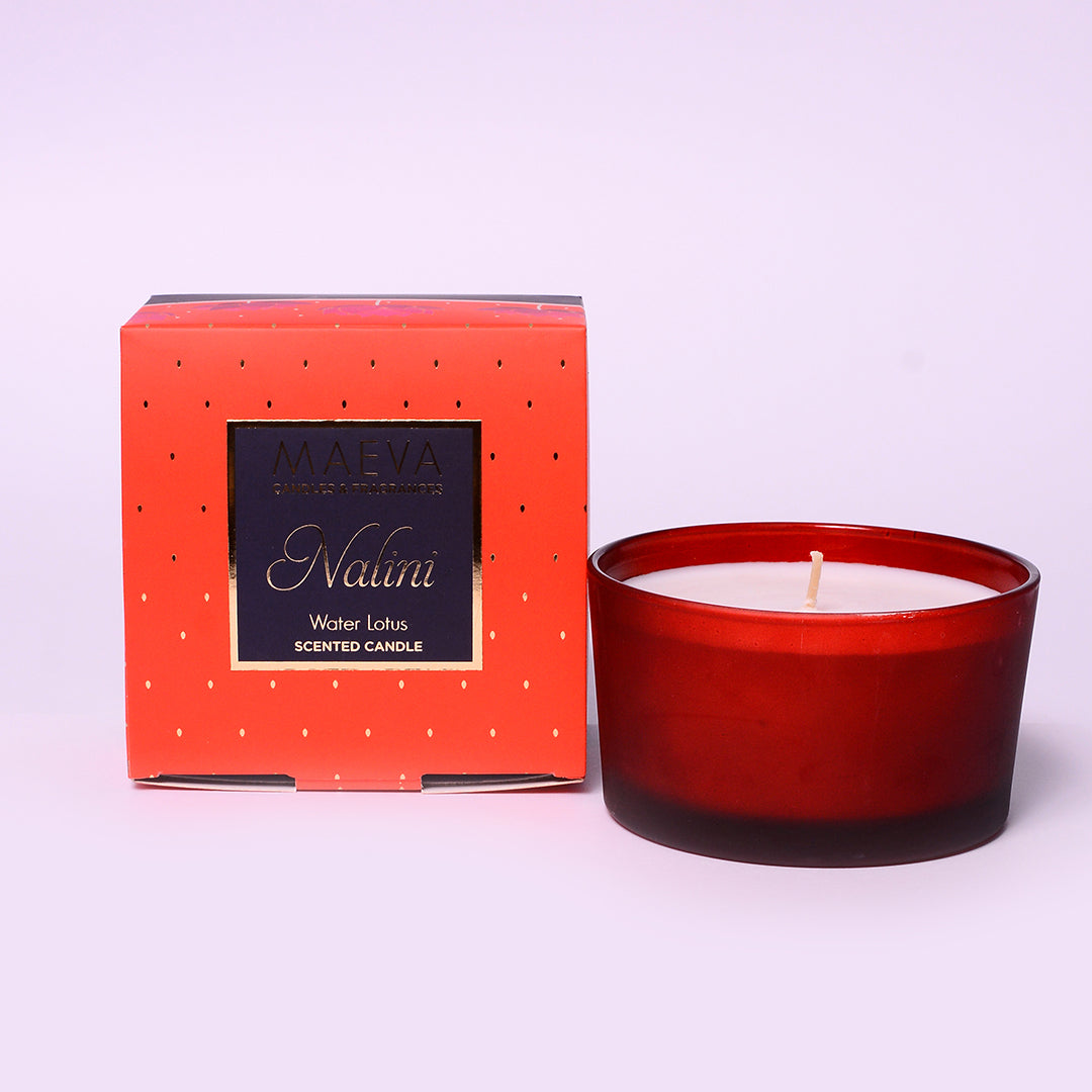 Nalini Frosted Flared Candle | Small Candles for Festive Occasion | Shot Glass Candles for Decoration | Premium Fragrance Candles