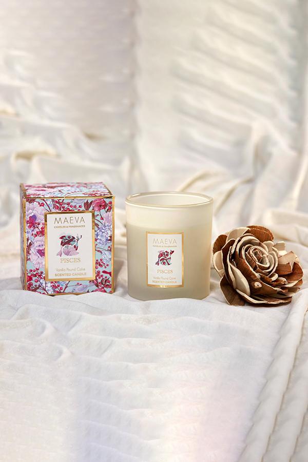 Zodiac Frosted Glass Candle