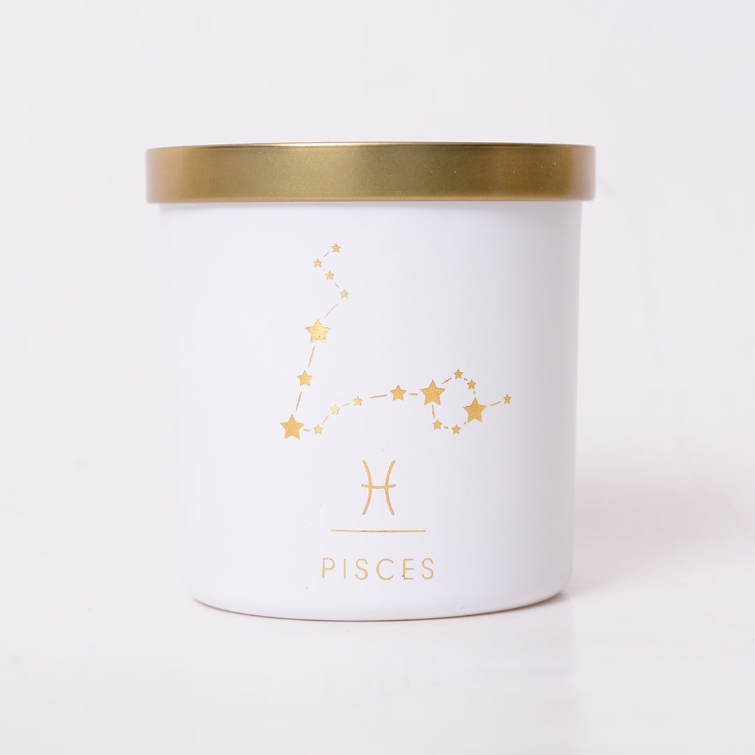 Pisces Zodiac Scented Jar Candle