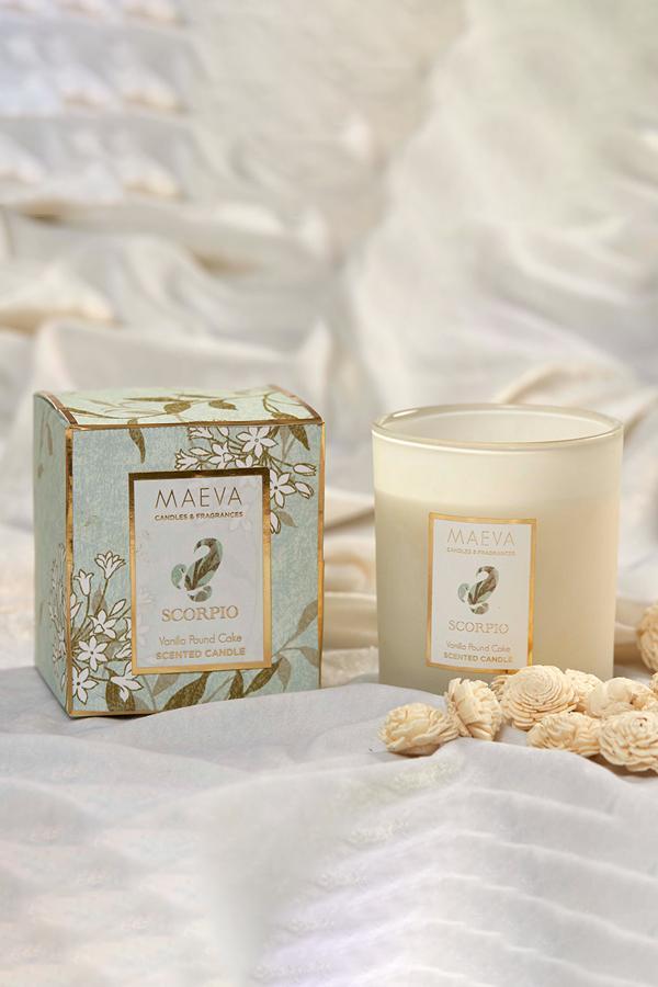 Zodiac Frosted Glass Candle