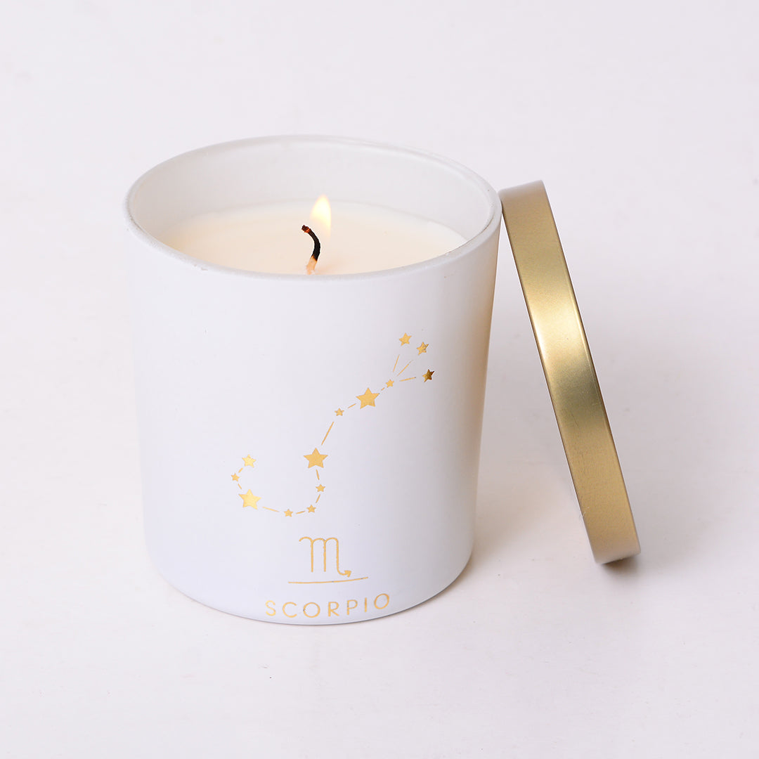 Scorpio Zodiac Scented Jar Candle