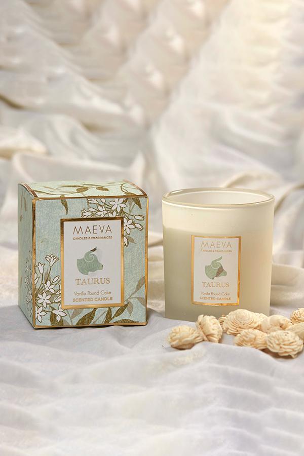 Zodiac Frosted Glass Candle