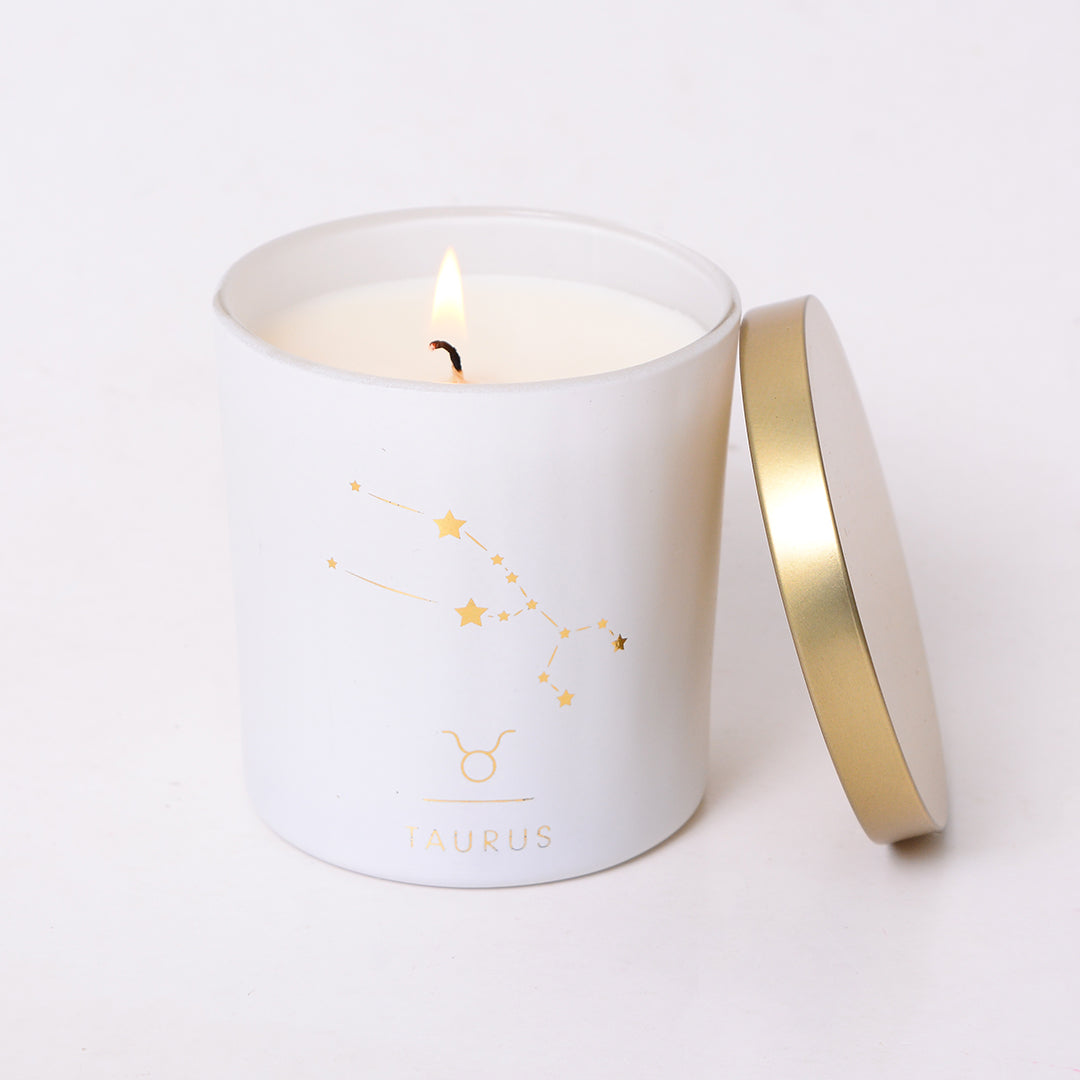 Taurus Zodiac Scented Jar Candle