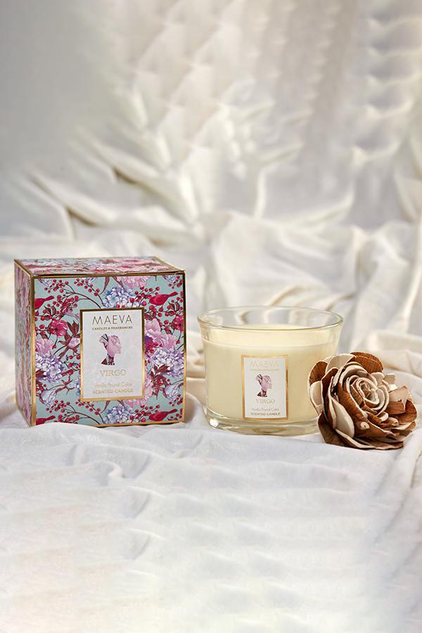 Zodiac Flared Glass Candle