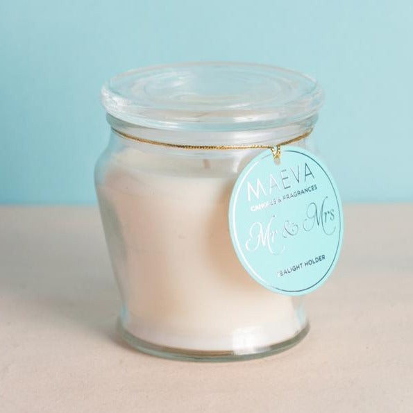 Wedding 12 OZ Scented Jar Candle | Scented Candle Wax in a Glass Jar | Luxury Candle for Wedding Gift | Premium Fragrant Candles