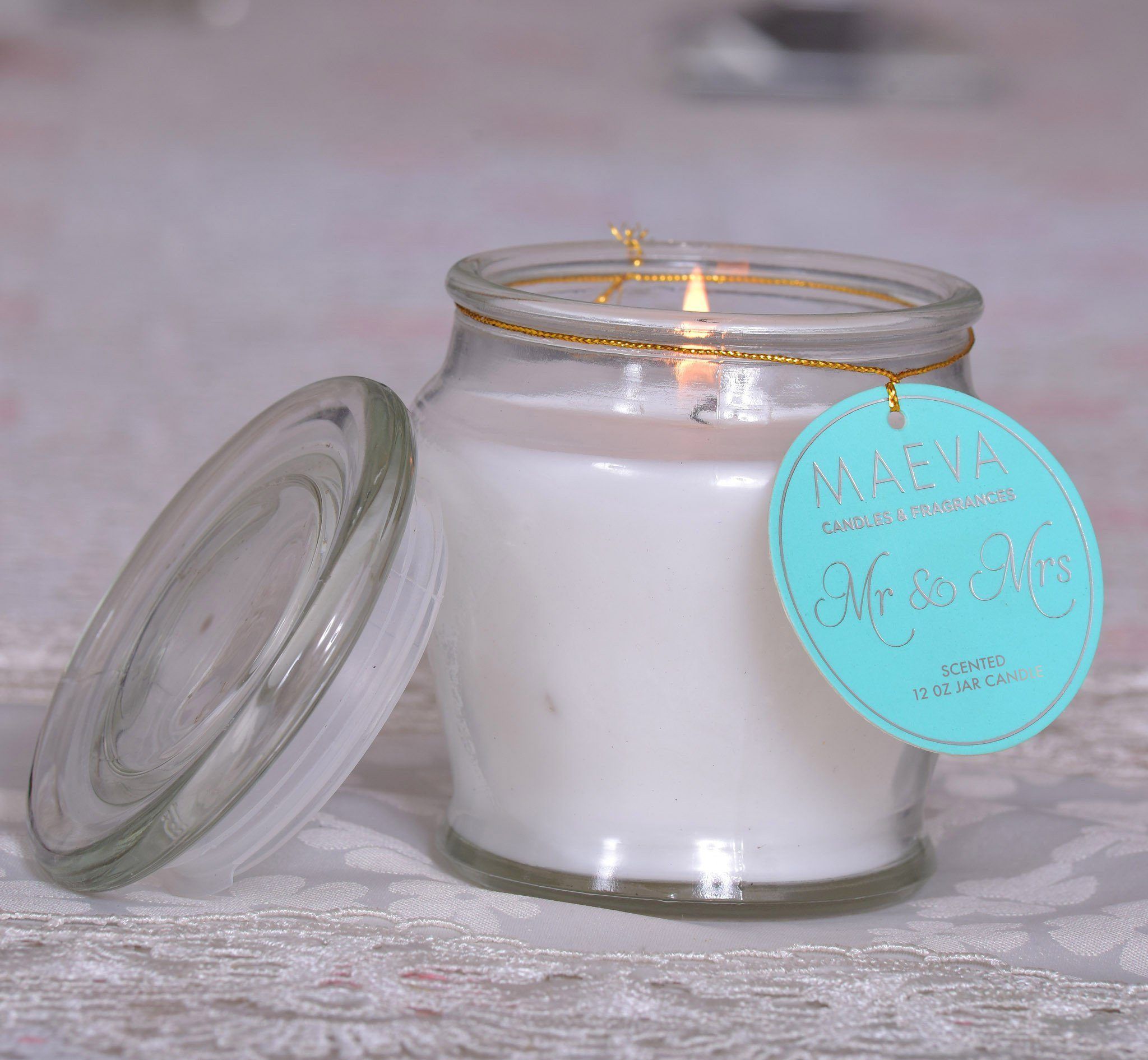 Wedding 12 OZ Jar Scented Candle