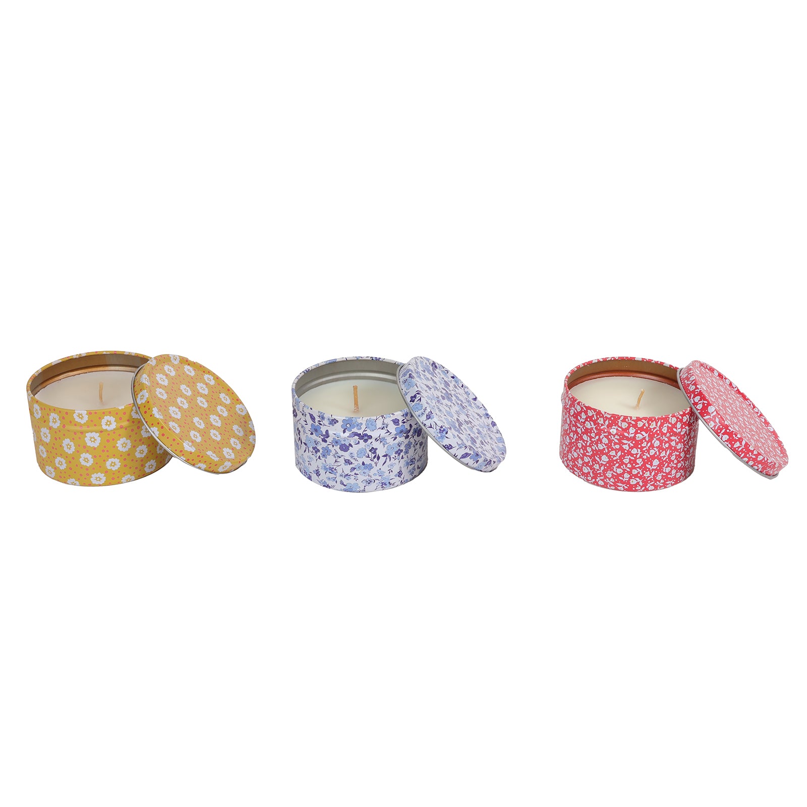 Lifescapes Tin Candles - Pack of 3