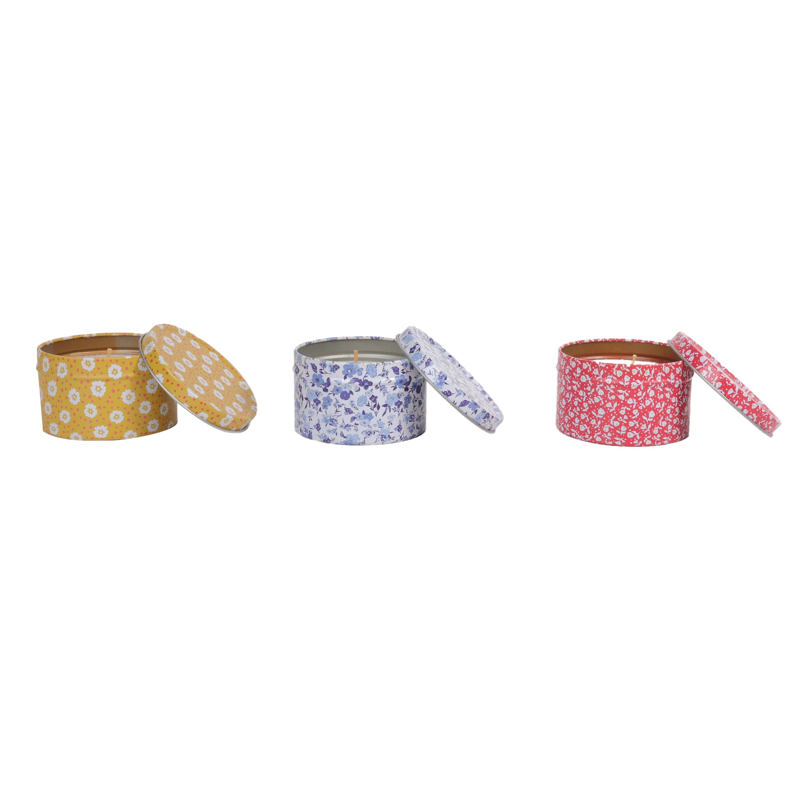 Lifescapes Tin Candles - Pack of 3