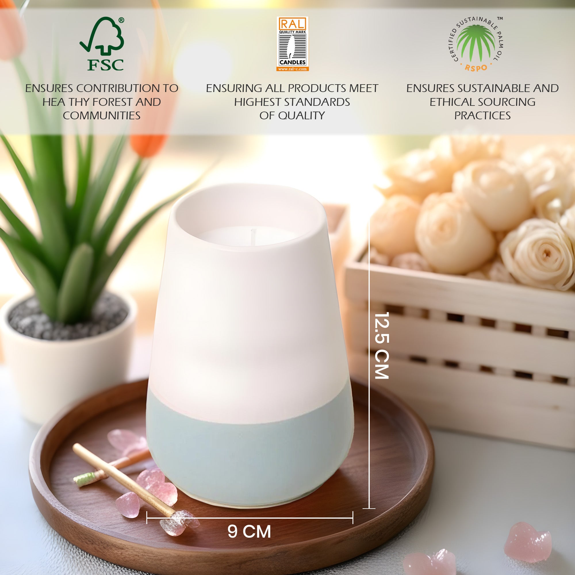 Amalfi Coast Ceramic Scented Jar Candle