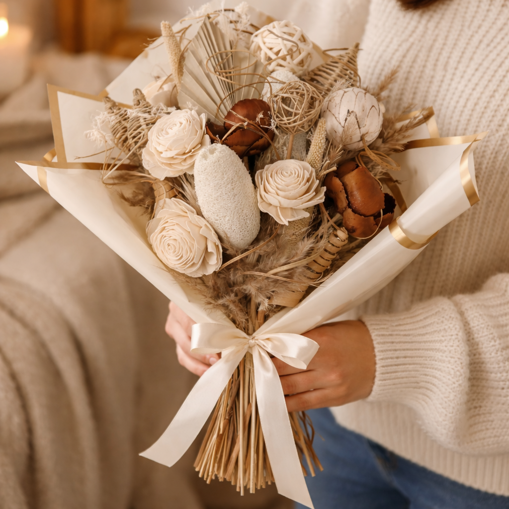 Linen Petals Bouquet