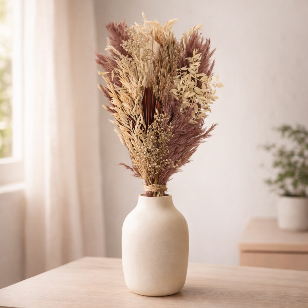 Earthy Dried flower bunch