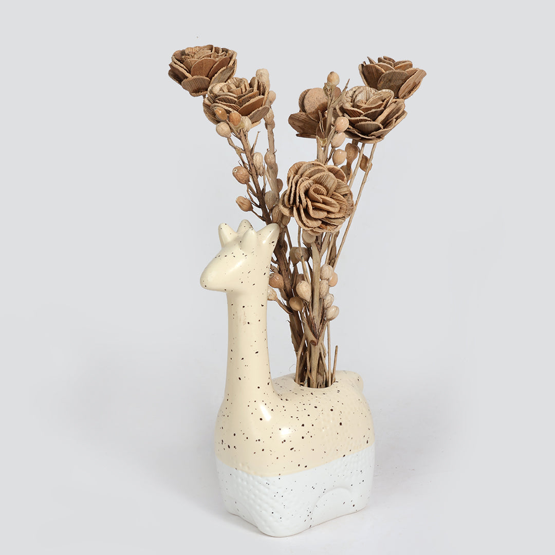 Giraffe Flower Vase