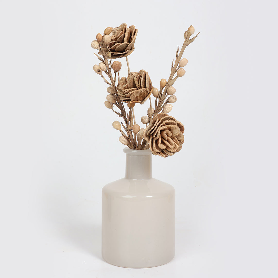 Glass Flower Vase- Seabreeze