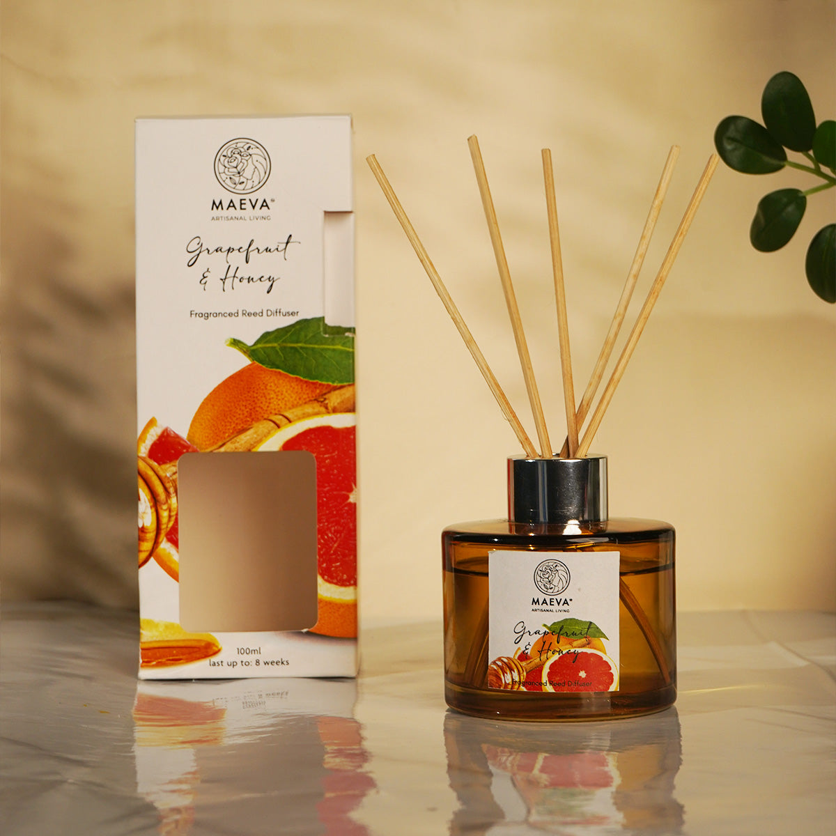 Grapefruit and Honey Reed Diffuser