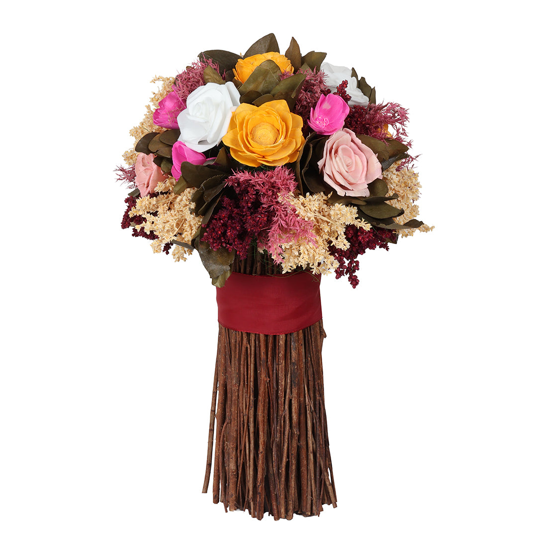 Amber Rose Dried Botanical Bouquet