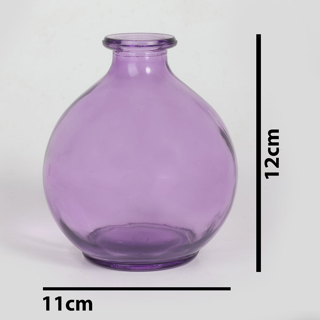 Round Flower Vase-Lilac Grace