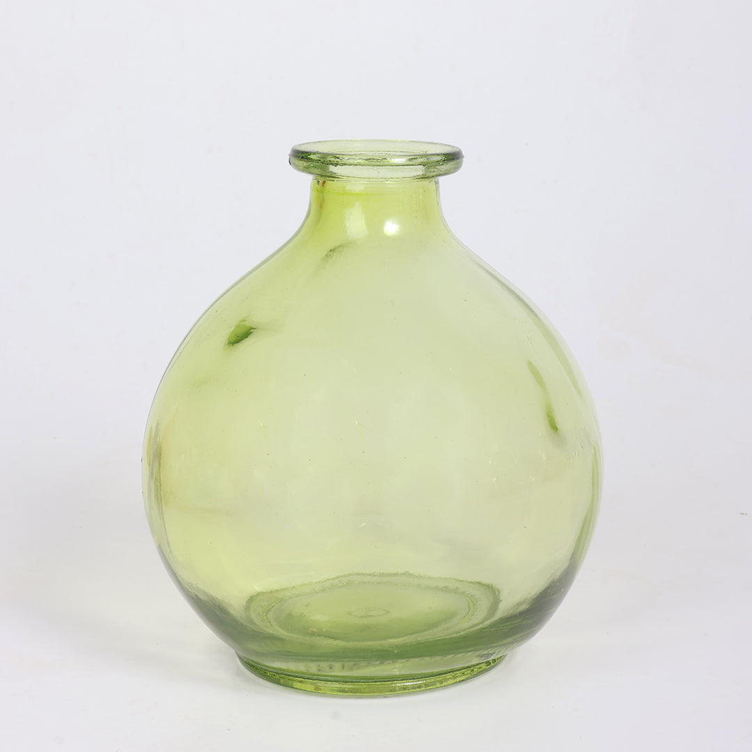 Round Flower Vase-Meadow Glow