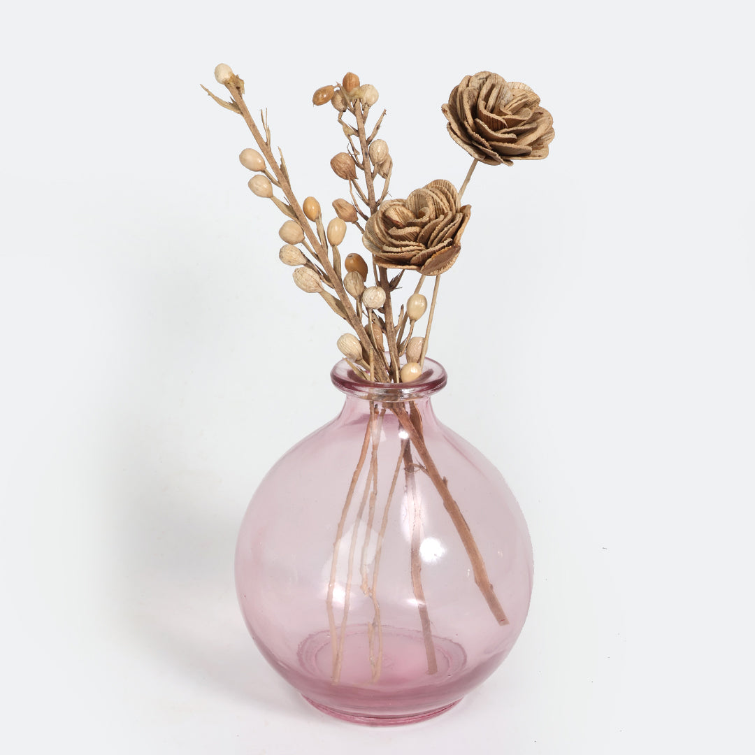 Round Flower Vase-Royal Bloom