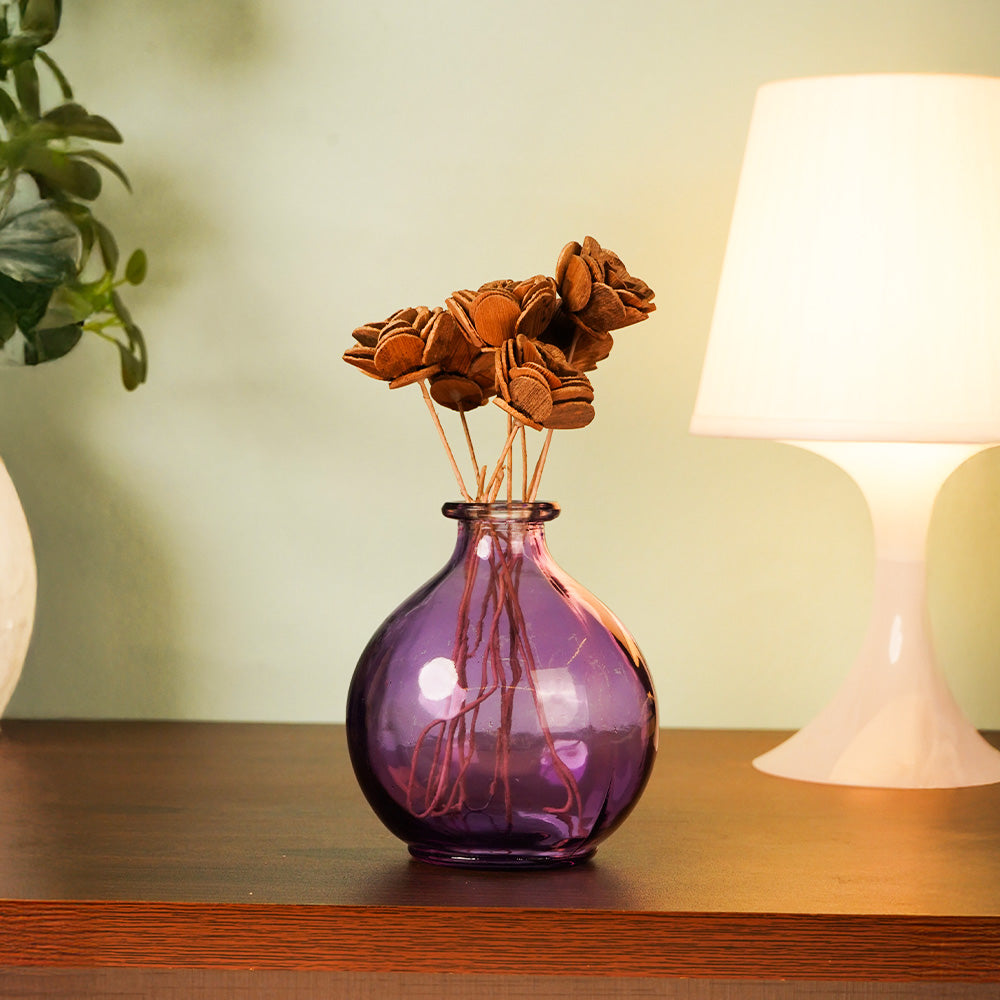 Round Flower Vase-Lilac Grace