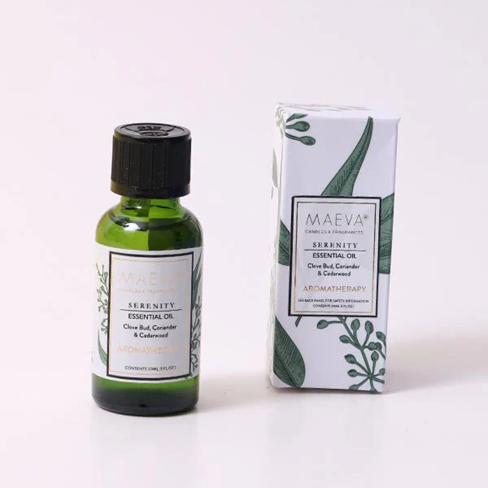 Serenity Essential Oil | Essential Oil Blends Are Clove Bud, Coriander, and Cedarwood Oil | Fragrance Oil for Aromatherapy