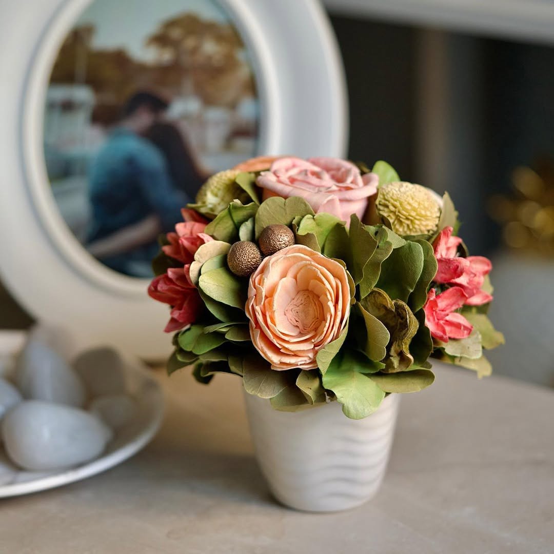 Rustic Blooms Table Decor