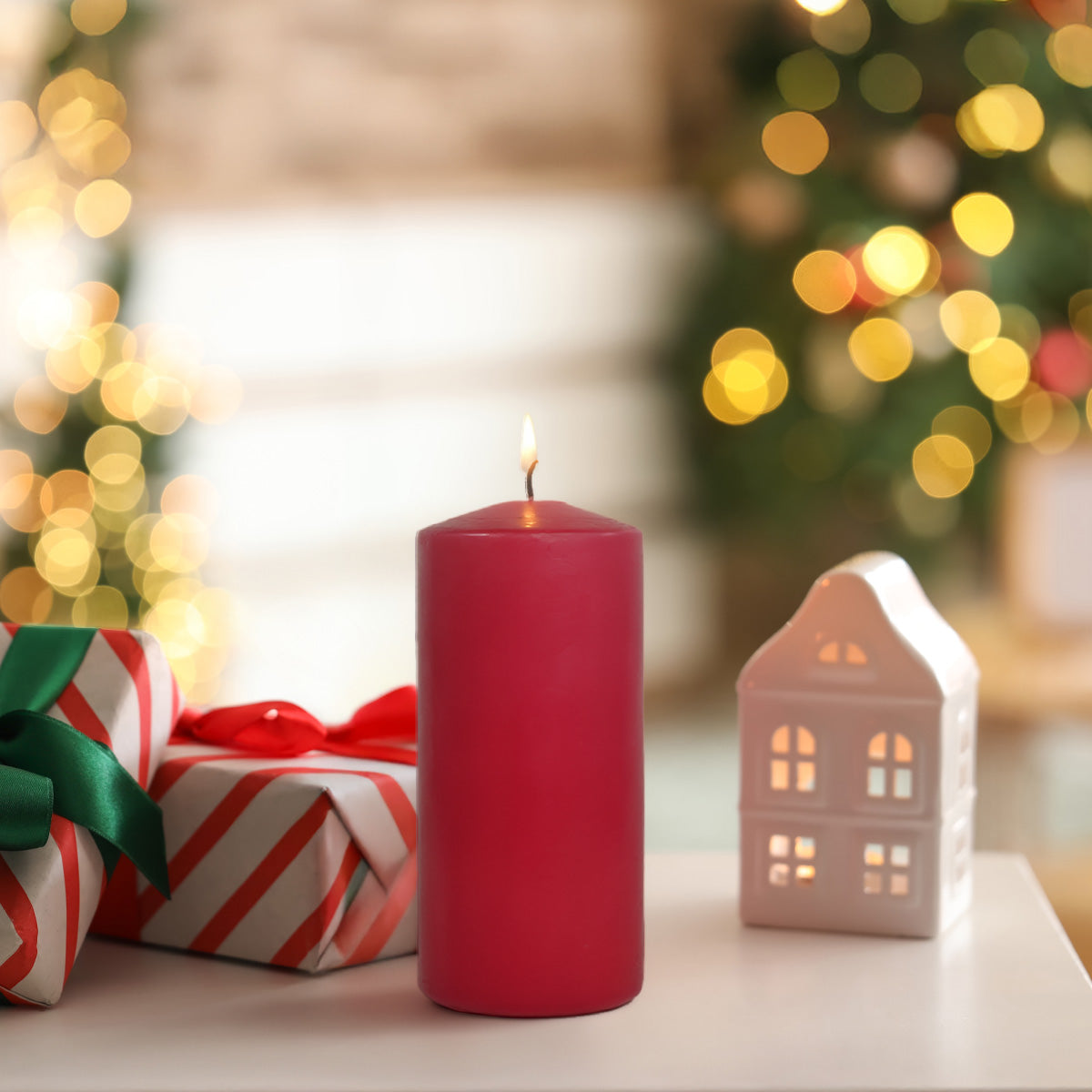 Lifescapes Pillar Candle – Small (Rose Pink)