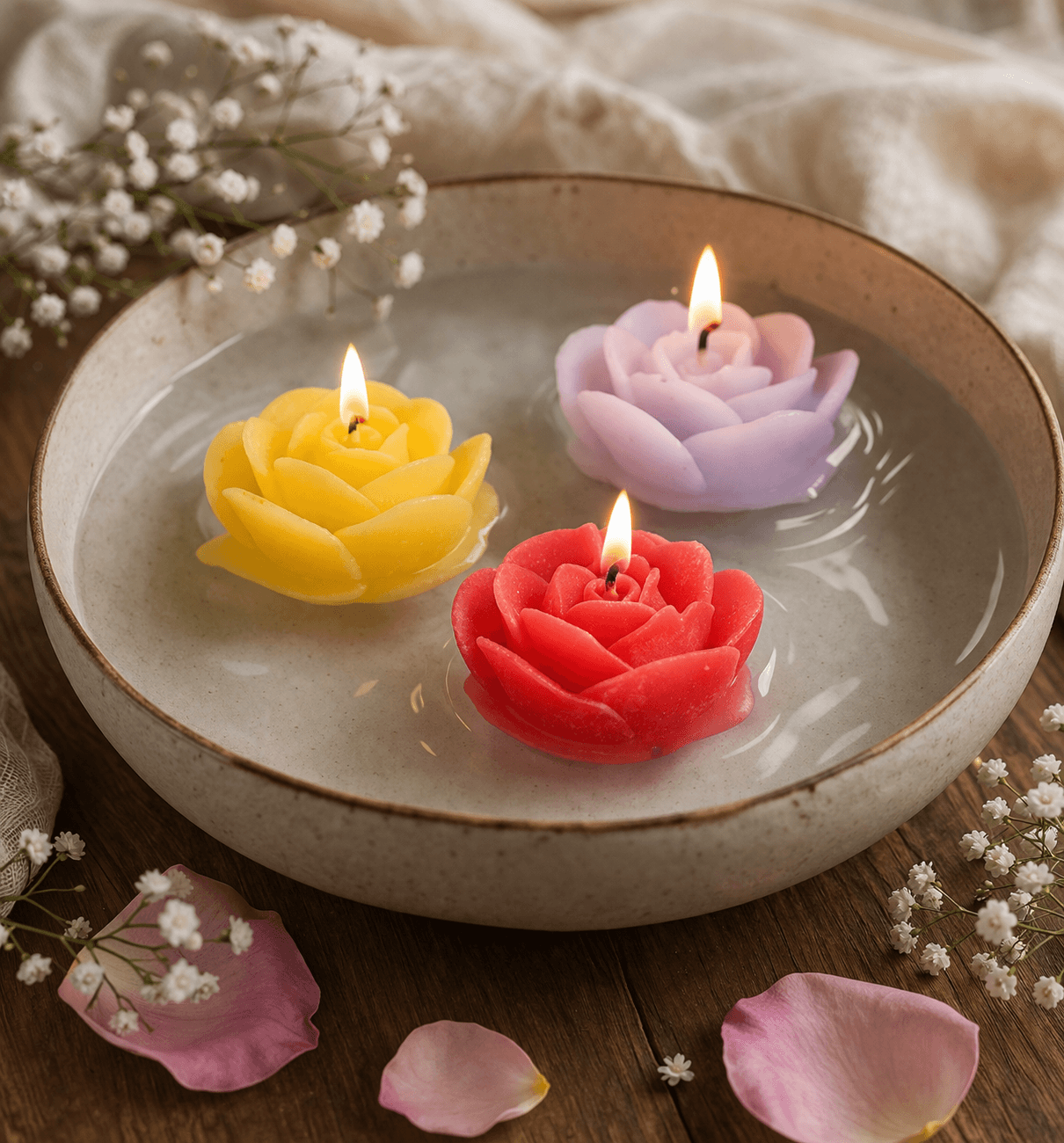 Flower Floater Candles