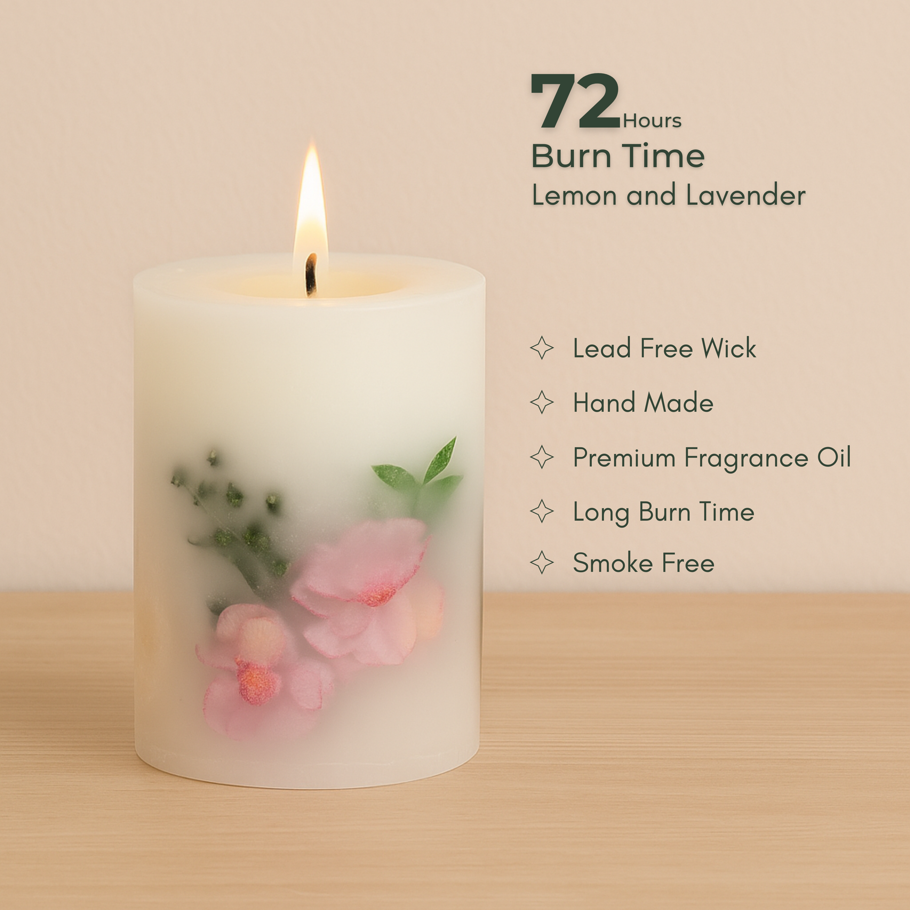 Lavender Dream Botanical Candle - Large