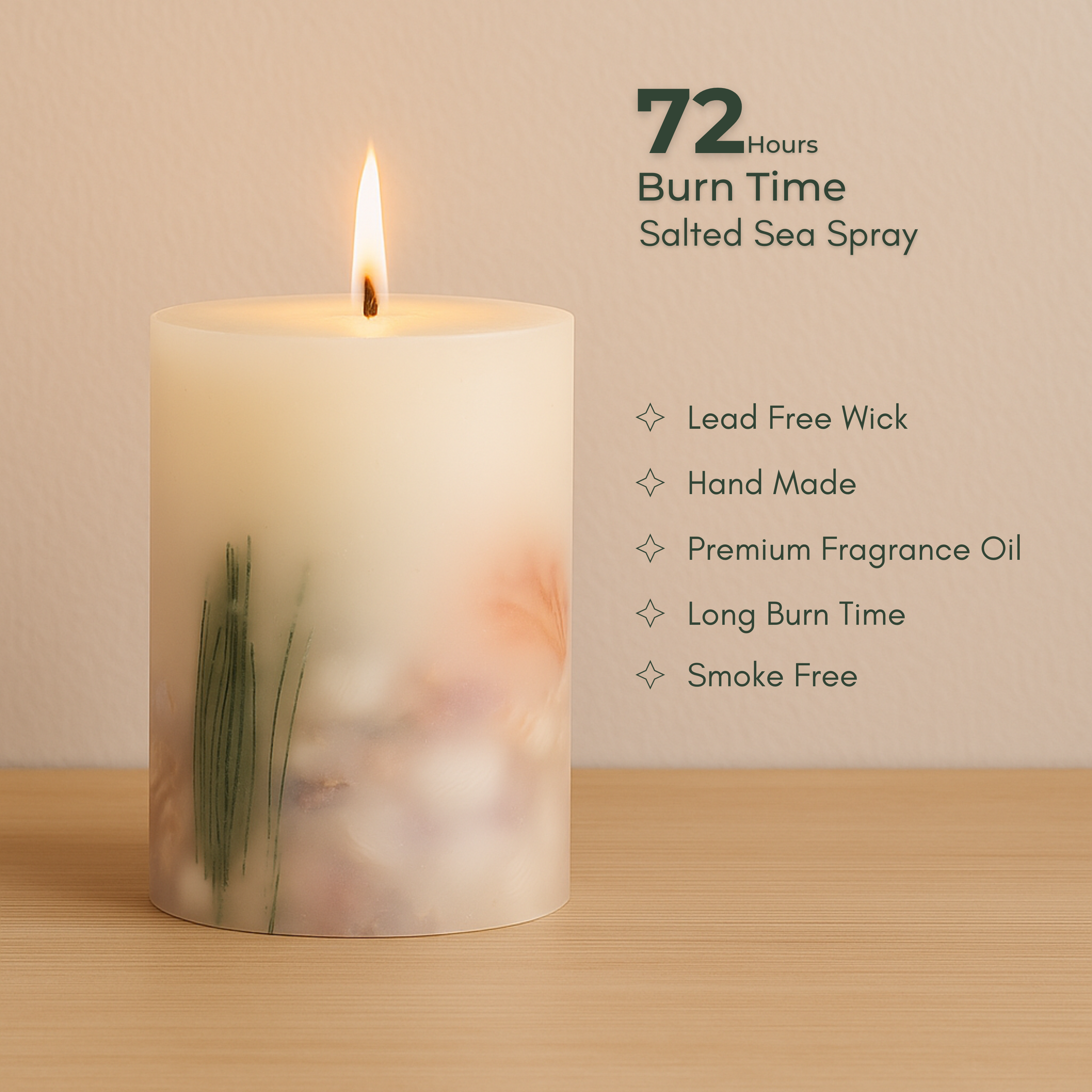 Ocean Breeze Botanical Candle - Large